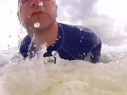 Surfing Sri Lanka Stock Footage