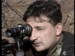 E.Slavonia -  Serb Troops Prepare Trenches News Clip