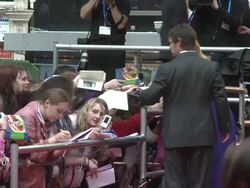 Harry Potter And The Half-Blood Prince World Premiere Stock Footage