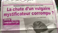 CLEAN : Gabon Protest over the detention of Gabonese official in Paris News Clip