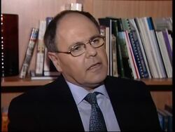 Reaction to speeches by President Bush and PM Olmert News Clip