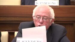Sanders' speech at Vatican conference News Clip