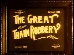 Criminals shoot guns as they attempt to rob a train. Stock Footage