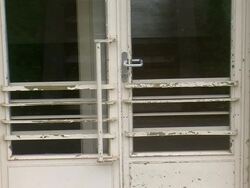 MS Door of old building / Saarburg, Rhineland-Palatinate, Germany Stock Footage