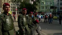 Women's rights protesters demonstrate as thousands of young Catholics gather News Clip