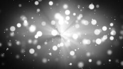 Light rays with glitter particles bokeh silver background Stock Footage