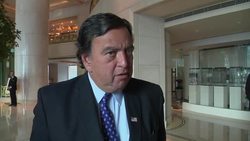 Google boss and former New Mexico Governor touch down en route to NKorea News Clip