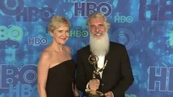 Chris Newman at the HBO's Post Emmy Awards Reception - Arrivals Stock Footage