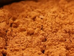 Spice powder for sale at fair Stock Footage