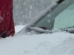 HD: Snowstorm Stock Footage