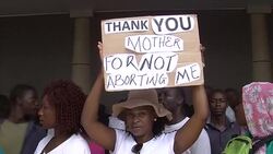 CLEAN : Malawi: demonstrations against abortion and same sex marriage News Clip