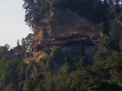 Traditional Chinese watercolor painting Stock Footage