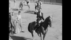 CAN572 ENGLISH GIRL VIRGINIA DENNISTOUN IS NOW PROFESSIONAL BULLFIGHTER Instructional Video