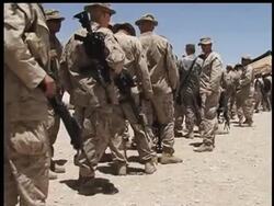 Some 7,000 of the new U.S. troops ordered to Afghanistan are fanning out across the dangerous south on a mission to defeat the Taliban insurgency and to change the course of a war claiming American lives at a record pace News Clip