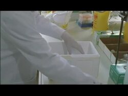 Influenza Virus at National Institute for Medical Research Stock Footage