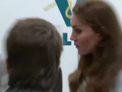 William and Kate visit Pembroke oil refinery. News Clip