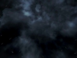 Flying Through A Thunderstorm - Loop Stock Footage