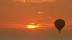 Hot Air Balloon Stock Footage