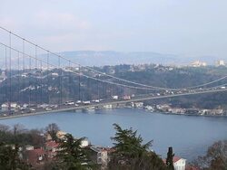 HD: Fatih Sultan Mehmet Bridge,  Istanbul, TURKEY Stock Footage