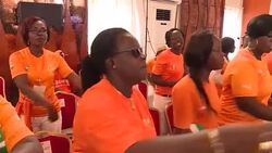 CLEAN : Ivory Coast celebrates Olympic medallists News Clip
