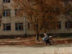 Conflict In Ukraine â€“ Separatist Controlled City Of Ilovaisk Stock Footage