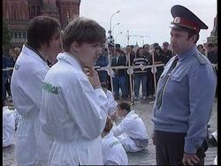 Russia - Anti-Nuclear Protest On Red Square Instructional Video