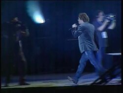 CLEAN: David Bisbal in concert. Stock Footage