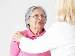 Senior woman visit a doctor Stock Footage