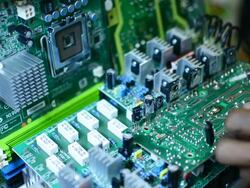 Engineer soldering circuit board computer. Stock Footage