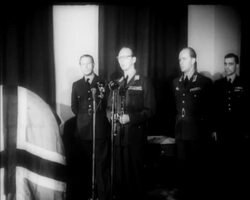 RAF PRESENTATION RECALLS ""TIRPITZ"" BOMBING News Clip