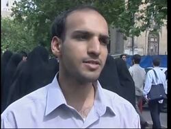 Khatami comments, pro-nuclear students demonstration News Clip