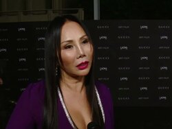 INTERIVEW - Eva Chow at 2014 LACMA Art+Film Gala Honoring Barbara Kruger And Quentin Tarantino Presented By Gucci Stock Footage