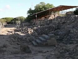 Mozia (Motya), the north gate Stock Footage