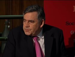 PM Brown speaks ahead of conf with PMs of Greece, Norway and Spain News Clip