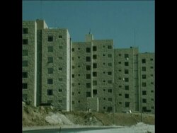 SYND 1 7 73 CONSTRUCTION OF HIGH-RISE FLATS IN ISRAEL News Clip