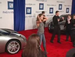 4th Annual 'ten' Fashion Show Presented By General Motors arrivals and Interviews Stock Footage