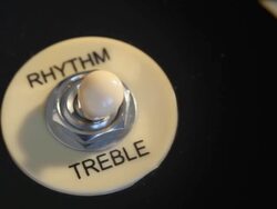 rhythm treble electric guitar music Stock Footage