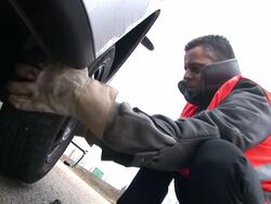 HD: Changing The Tyre Stock Footage