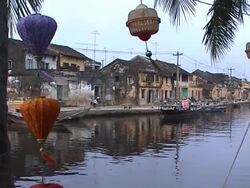Hoi An Harbour Stock Footage