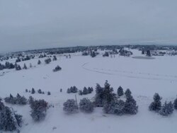 Aerial Oregon Smith Rocks Stock Footage
