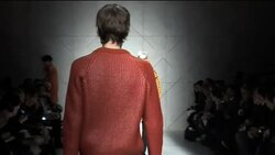 Oversized and sculptural shapes at Burberry Mens collection Instructional Video