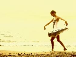 ballet on the coast Stock Footage