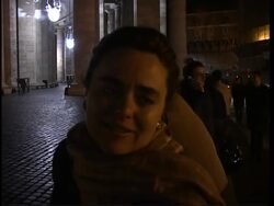 Public in square react to Pope's condition News Clip