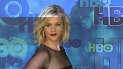 Georgia King at the HBO's Post Emmy Awards Reception - Arrivals Stock Footage