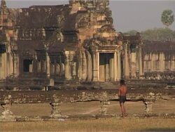 Angkor Wat, Siem Reap, Cambodia. Stock Footage