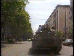 Georgia - Tiblisi After Shevardnadze Warning News Clip