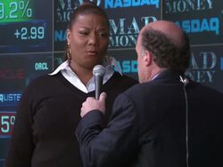 Nasdaq opening bell ringing ceremony with the stars of 'Mad Money' Stock Footage