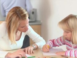 DOLLY: Homework Stock Footage