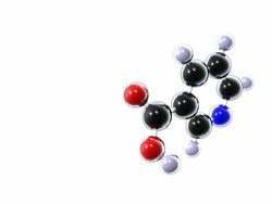 Vitamin B3 molecule Stock Footage