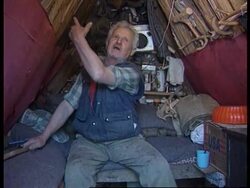 Bosnia - Refugee from Brcko has become a cave man News Clip